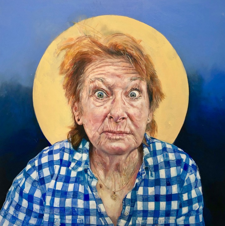 Heather LaForce_Angry Mother_Oil on Panel_24X24